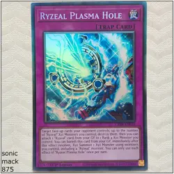 Ryzeal Plasma Hole - CRBR-EN010 - Collector's Rare 1st Edition Yugioh - Image 1