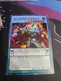 Archfiend Emperor 1st Edition Ultra Rare BPRO-EN031 Yu-Gi-Oh! - Image 1