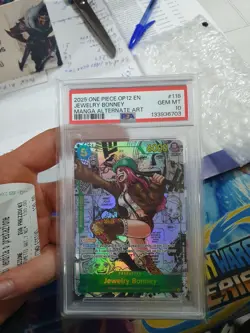 2025 ONE PIECE LEGACY OF THE MASTER MANGA ALT ART #118 JEWELRY BONNEY PSA 10 - Image 3