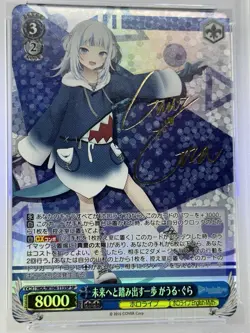 Weiss Schwarz Hololive Gawr Gura Signed SP PSA 10 - Image 2