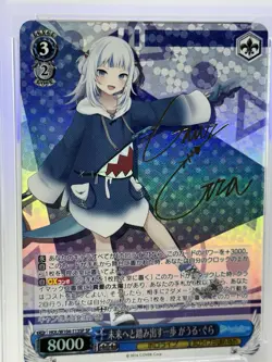 Weiss Schwarz Hololive Gawr Gura Signed SP PSA 10 - Image 3
