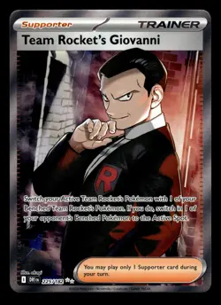 Team Rocket's Giovanni 225/182 Ultra Rare Destined Rivals Pokemon Card - Image 1