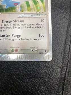 B6 Pokemon Latios EX Dragon Card Holo Foil Rare 94/97 EX Dragon - Image 4
