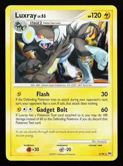 Luxray 5/99 Non-Holo Rare Arceus Pokemon Card - Image 1