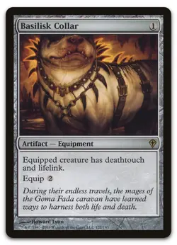 Basilisk Collar #122 (LP) Worldwake WWK Magic MTG - Image 1