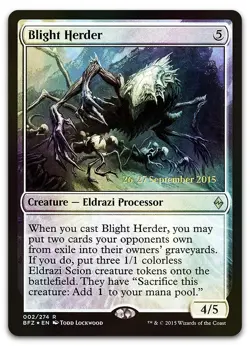 Blight Herder #2 (Foil) (LP) Prerelease Cards PRE Magic MTG - Image 1