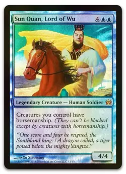 Sun Quan, Lord of Wu #12 (Foil) (LP) From the Vault: Legends V11 Magic MTG - Image 1