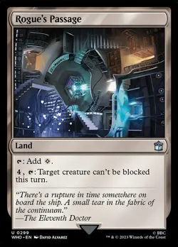 1x Rogue's Passage NM Eng MTG - Doctor Who - Image 1
