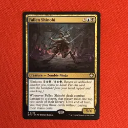 MTG [Fallen Shinobi] Commander: OTC #226 Reg Rare NM/Unplayed **Shios Free** - Image 1