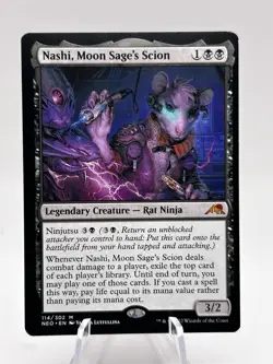 Nashi Moon Sage's Scion 114/302 Kamigawa Neon Dynasty NEO MTG NM - Image 1