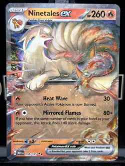 Pokemon Card Ninetales EX 038/165 Scarlet & Violet 151 - Near Mint - Image 3