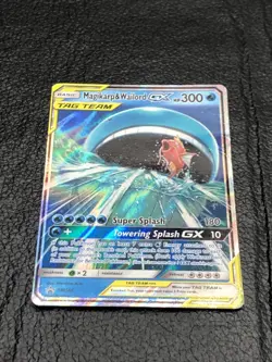 B6 Magikarp & Wailord GX SM166 Pokemon Tag Team Holo Sun & Moon Promos HP - Image 1