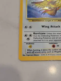 Pokemon TCG Pidgeot Jungle 8/64 Holo Unlimited Holo Rare LP - Image 3