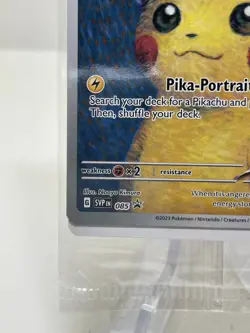 Pokemon TCG Pikachu With Grey Felt Hat Van Gogh Full Art Promo SVP #085- Sealed - Image 4