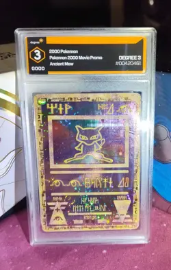 Ancient Mew Holo Pokemon 2000 Movie Promo Degree 3 Very Good - Image 1