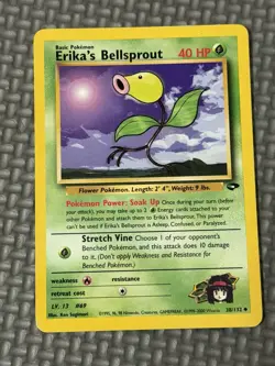 Pokemon Erika's Bellsprout - WOTC Gym Challenge Uncommon 38/132 Unlimited 2000 - Image 1
