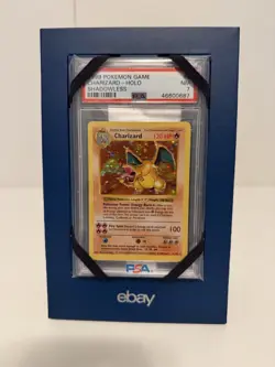 1999 99 Pokemon Game Shadowless - Holo Charizard #4 Graded PSA NM 7 - Image 1