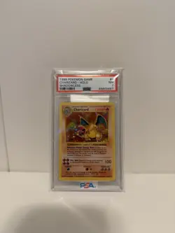 1999 99 Pokemon Game Shadowless - Holo Charizard #4 Graded PSA NM 7 - Image 2