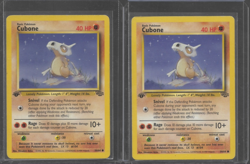 Cubone 1st Edition 1999 Pokemon Jungle #50/64 Common WOTC MP - Image 1