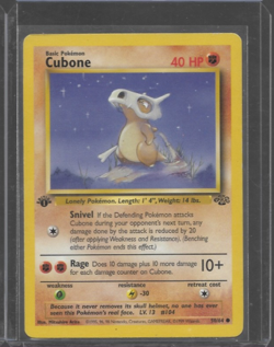 Cubone 1st Edition 1999 Pokemon Jungle #50/64 Common WOTC MP - Image 5