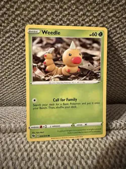 Pokemon Champions Path Weedle # 2/073 Common 2020 Clay Art Yuka Morii - Image 1