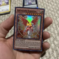 Yu-Gi-Oh Archlord Kristya Super Rare 1st Edition DESO-EN050 - Image 1