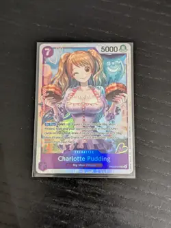 One Piece Premium Booster Best Vol. 2 #PRB02-010 SR Foil TCG Charlotte Pudding - Image 1