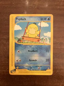 Psyduck 104/147 Set Aquapolis Pokemon Card English - Image 1