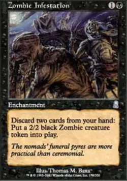 [1x] Zombie Infestation Near Mint, English Odyssey MTG Magic - Image 1