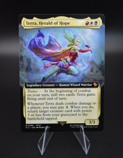 Terra, Herald of Hope (Extended Art) #186 (NM) Final Fantasy FIC Magic MTG - Image 1