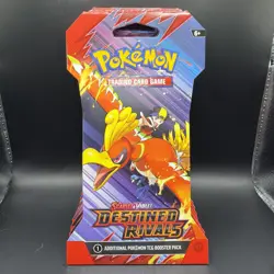 Pokemon Destined Rivals Sleeved Booster Pack Lot of 10 Factory Sealed - Image 1