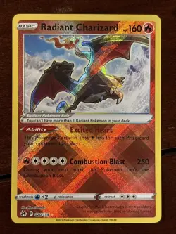 Pokemon Crown Zenith Radiant Charizard 020/159 Holo Rare - Image 1