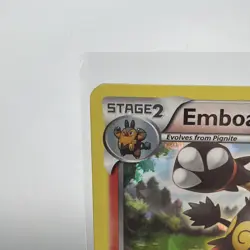 English Pokemon Cracked Ice Holo Emboar 19/114 NM Card 2011 - Image 3