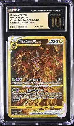 CGC 10 - GIRATINA VSTAR - GG69/GG70 CROWN ZENITH GALARIAN GALLERY HOLO POKEMON - Image 1