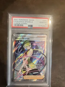 Pokemon TCG Elesa's Sparkle (Full Art) 260/264 Swsh08: Fusion Strike Holo PSA 10 - Image 1