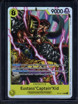 Eustass"Captain"Kid OP10-112 SR ONE PIECE Tcg Card Game NM YELLOW Reprint - Image 1