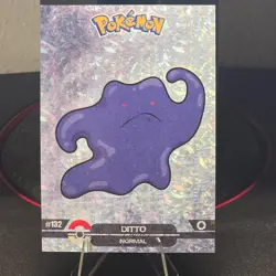 Pokemon non-tcg Ditto #132: Crystal Card Collection - Image 1