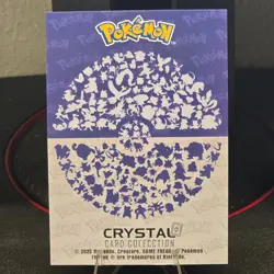 Pokemon non-tcg Ditto #132: Crystal Card Collection - Image 2