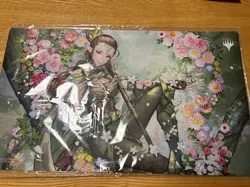 MTG Nissa Resurgent Animist Playmat & Promo card set limited official Japan - Image 3
