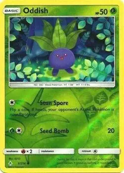 Oddish 5/214 Reverse Holo | Unbroken Bonds | Pokemon Card - Image 1