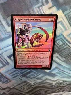 MTG Foil Brighthearth Banneret EX/LP Morningtide - Image 3