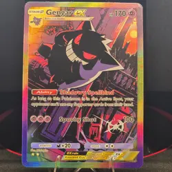 Pokemon Gengar EX Holo & Texture Fan art [Pocket TCG art] - Image 1