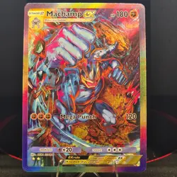 Pokemon Machamp EX Holo & Texture Fan art [Pocket TCG art] - Image 1