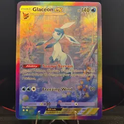 Pokemon Glaceon EX Holo & Texture Fan art [Pocket TCG art] - Image 1