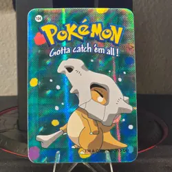 Cubone Holo #104 - Pokemon Vintage Vending Machine Prism Sticker 2000 - Image 1