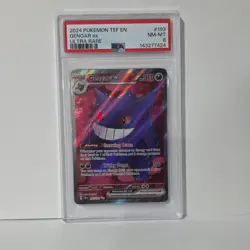 Gengar ex SV05: Temporal Forces Holo Ultra Rare 193/162 PSA 8 Pokemon TCG - Image 1