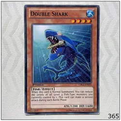 Double Shark - CBLZ-EN010 - Common 1st Edition Yugioh - Image 1