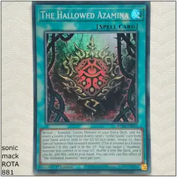 The Hallowed Azamina - ROTA-EN053 - Super Rare 1st Edition Yugioh - Image 1