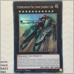 Superdreadnought Rail Cannon Juggernaut Liebe - RA03-EN041 - 1st Edition Yugioh - Image 1