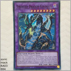 Thunder Dragon Colossus - RA03-EN036 - 1st Edition Yugioh - Image 1